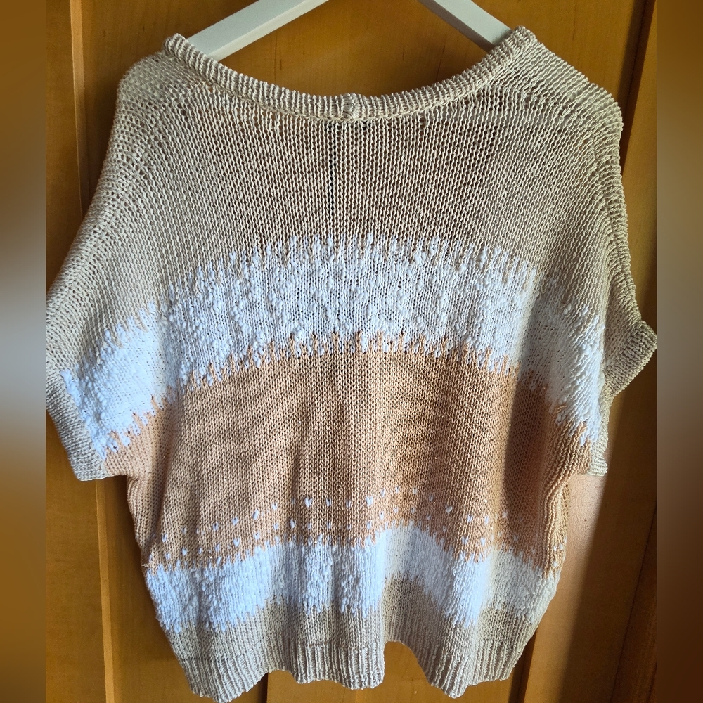 Peserico Italy Sequin Stripe Knit Cardigan Sweater NWT - Picture 5 of 14